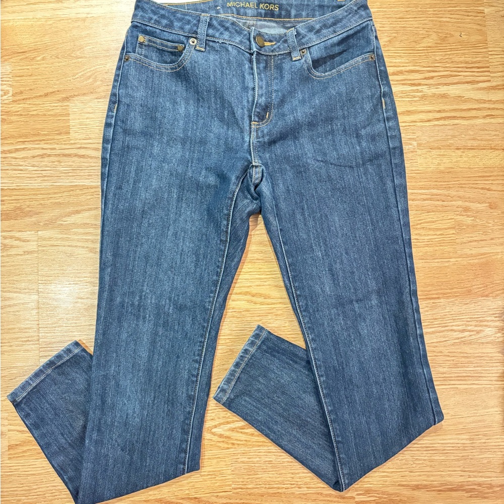 Michael Kors Straight Leg Denim Jeans